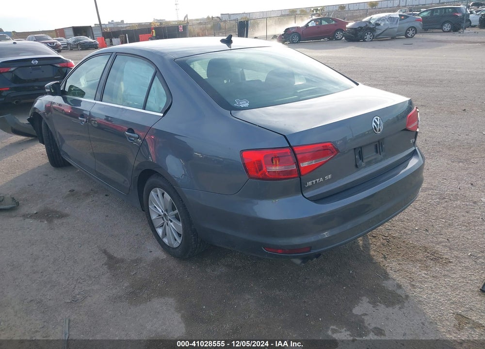 2015 VOLKSWAGEN JETTA VIN: 3VWD07AJ9FM306554