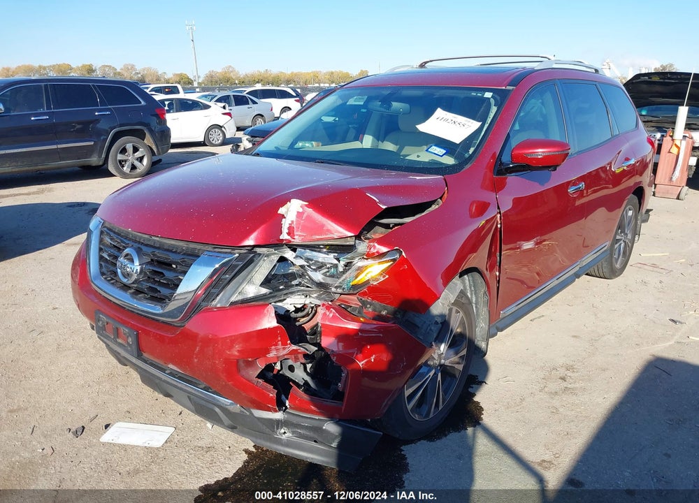 2017 NISSAN PATHFINDER PLATINUM VIN: 5N1DR2MN1HC669229