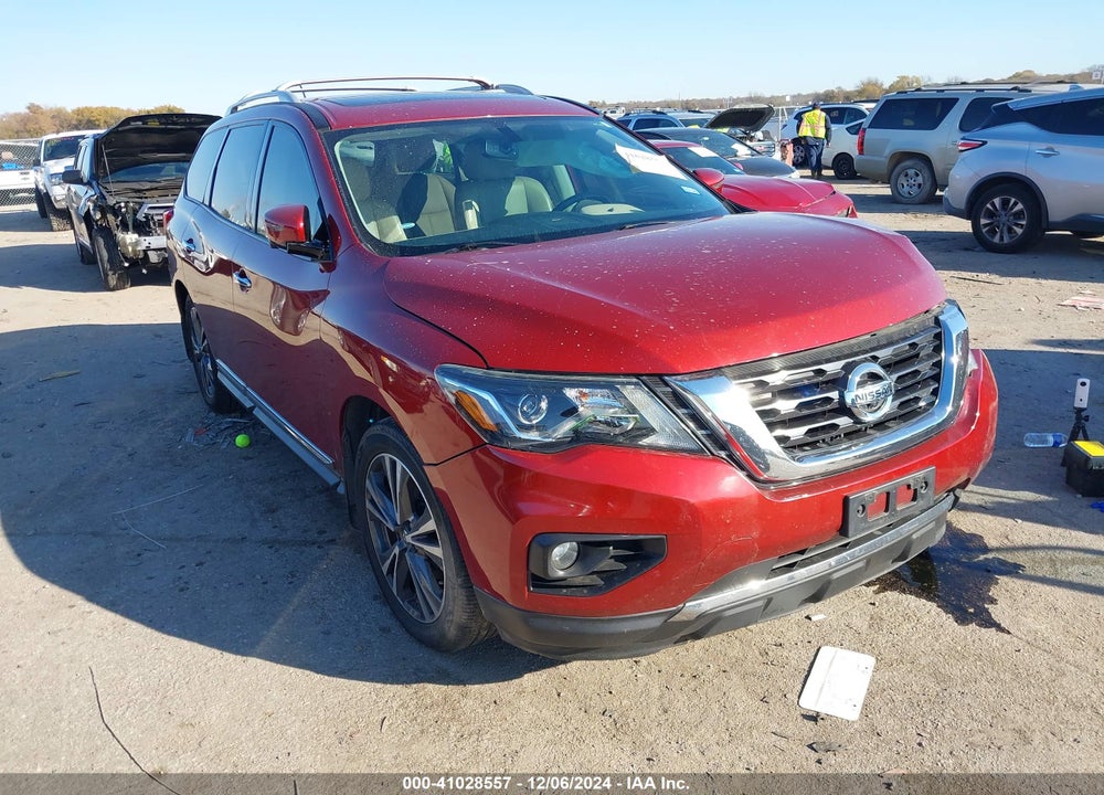 2017 NISSAN PATHFINDER PLATINUM VIN: 5N1DR2MN1HC669229
