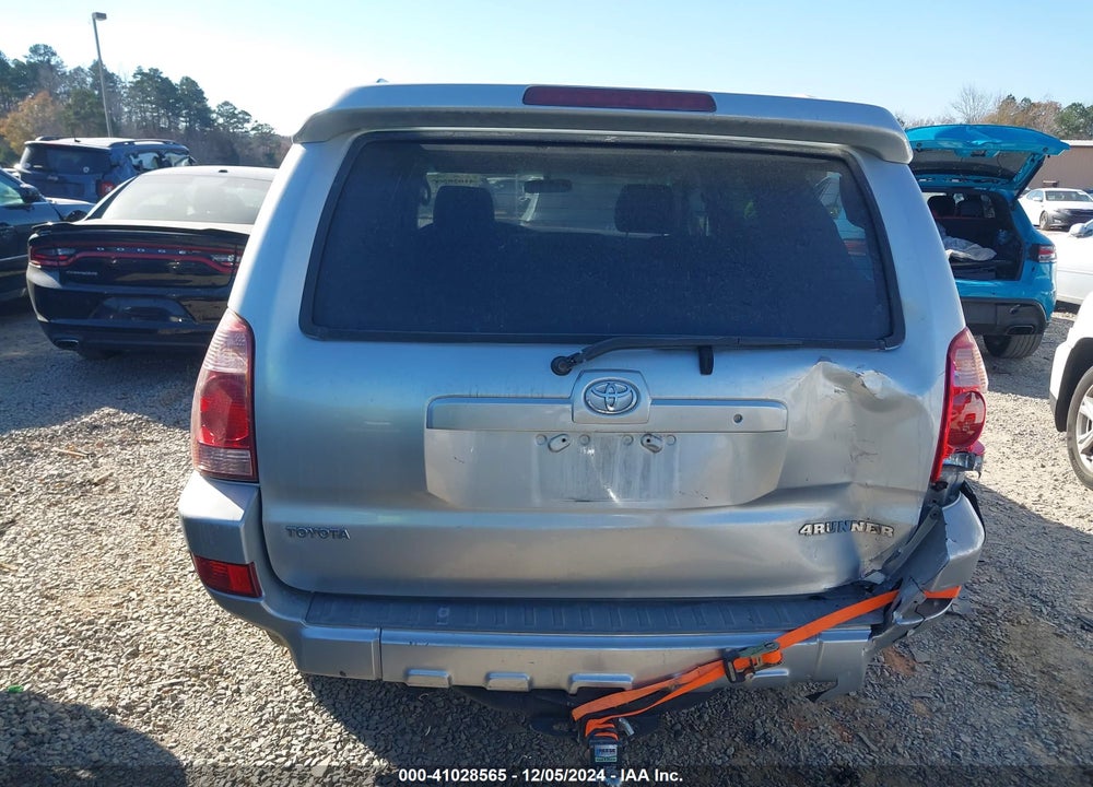 2004 TOYOTA 4RUNNER SR5 SPORT V8 VIN: JTEBT14R548010394