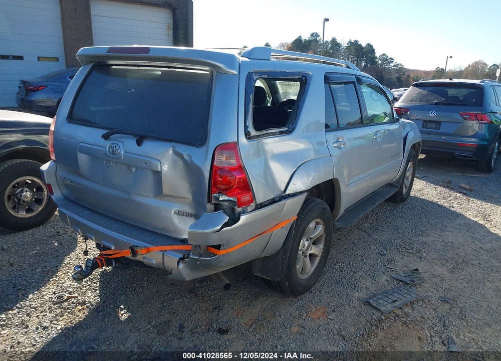 2004 TOYOTA 4RUNNER SR5 SPORT V8 VIN: JTEBT14R548010394