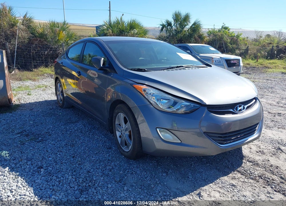 2012 HYUNDAI ELANTRA GLS VIN: 5NPDH4AE1CH117251