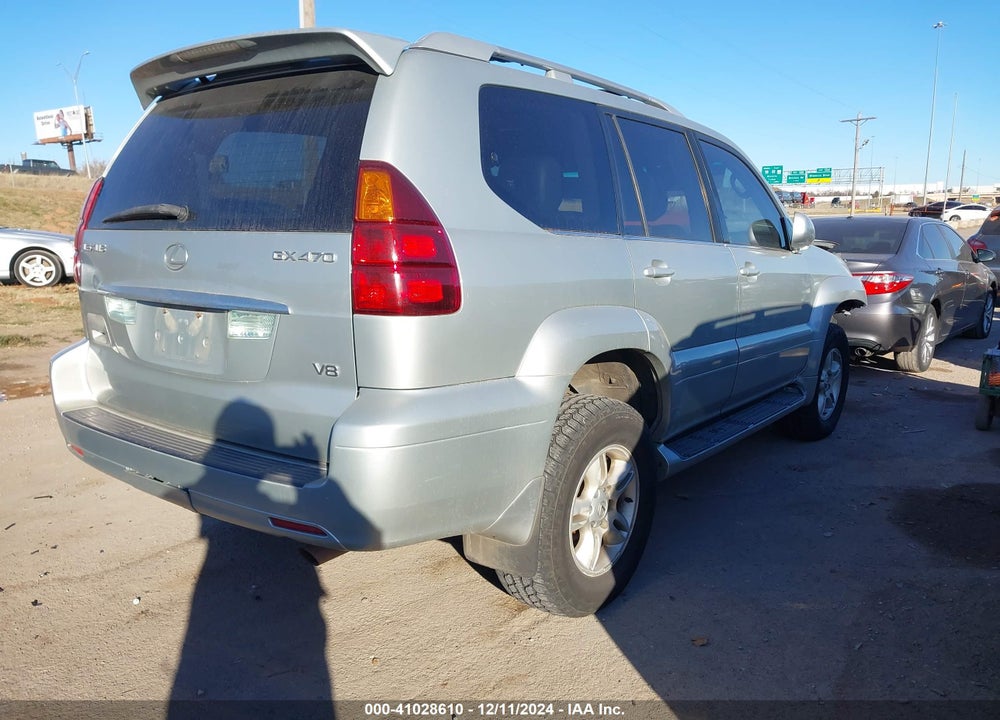 2003 LEXUS GX 470 VIN: JTJBT20X630013295