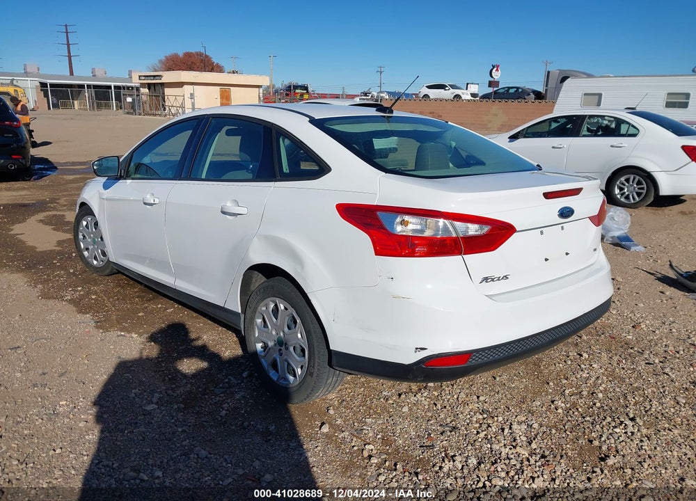 2012 FORD FOCUS VIN: 1FAHP3F21CL320753