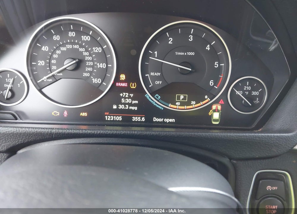 2014 BMW 328D VIN: WBA3D3C51EK154106
