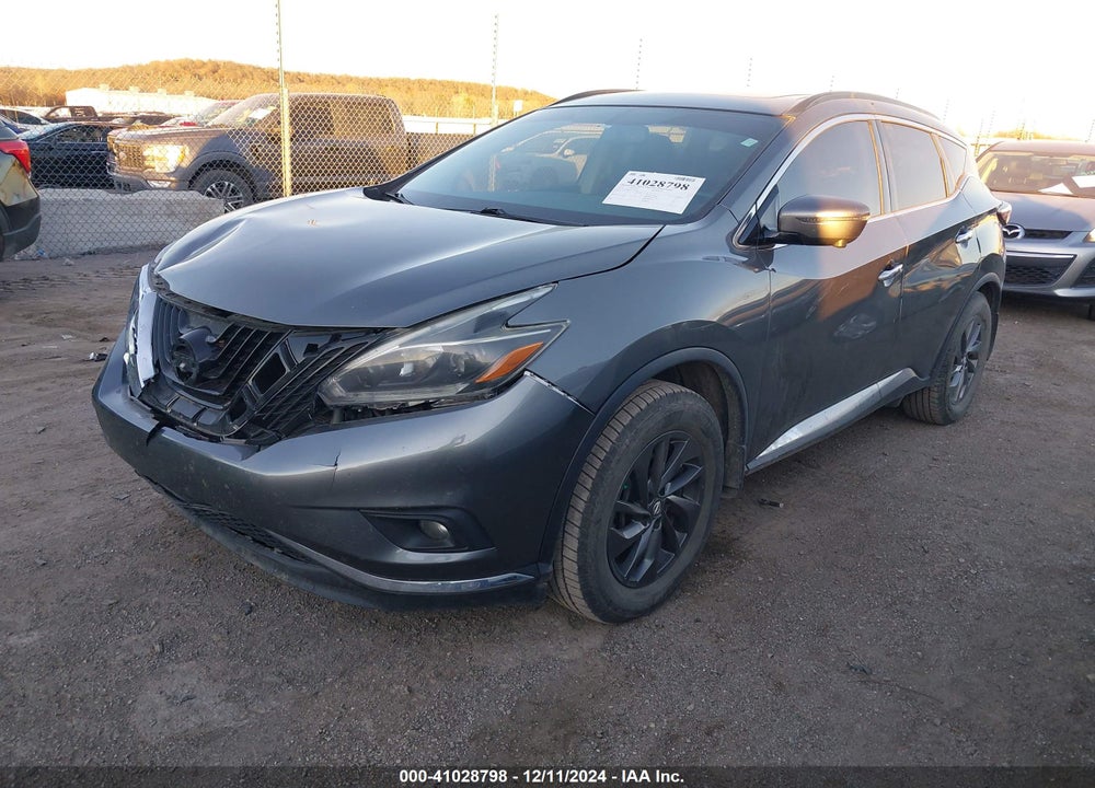2018 NISSAN MURANO SV VIN: 5N1AZ2MH3JN121059