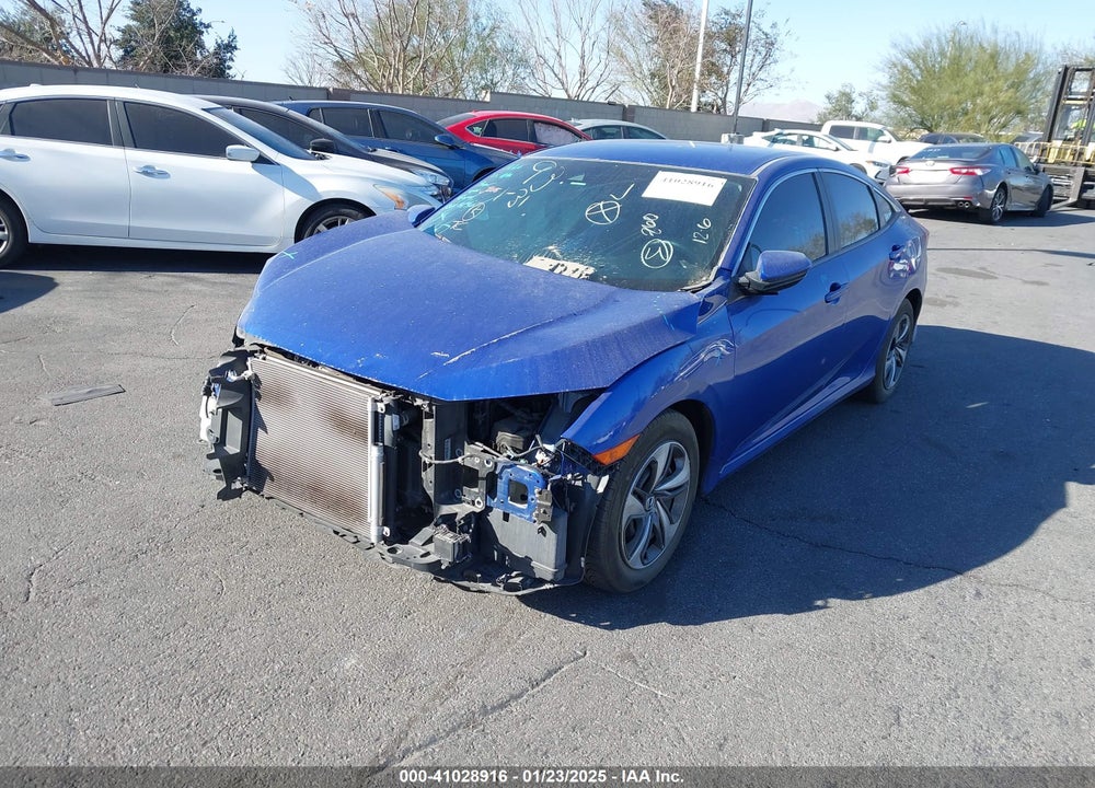 2019 HONDA CIVIC LX VIN: 19XFC2F66KE202361