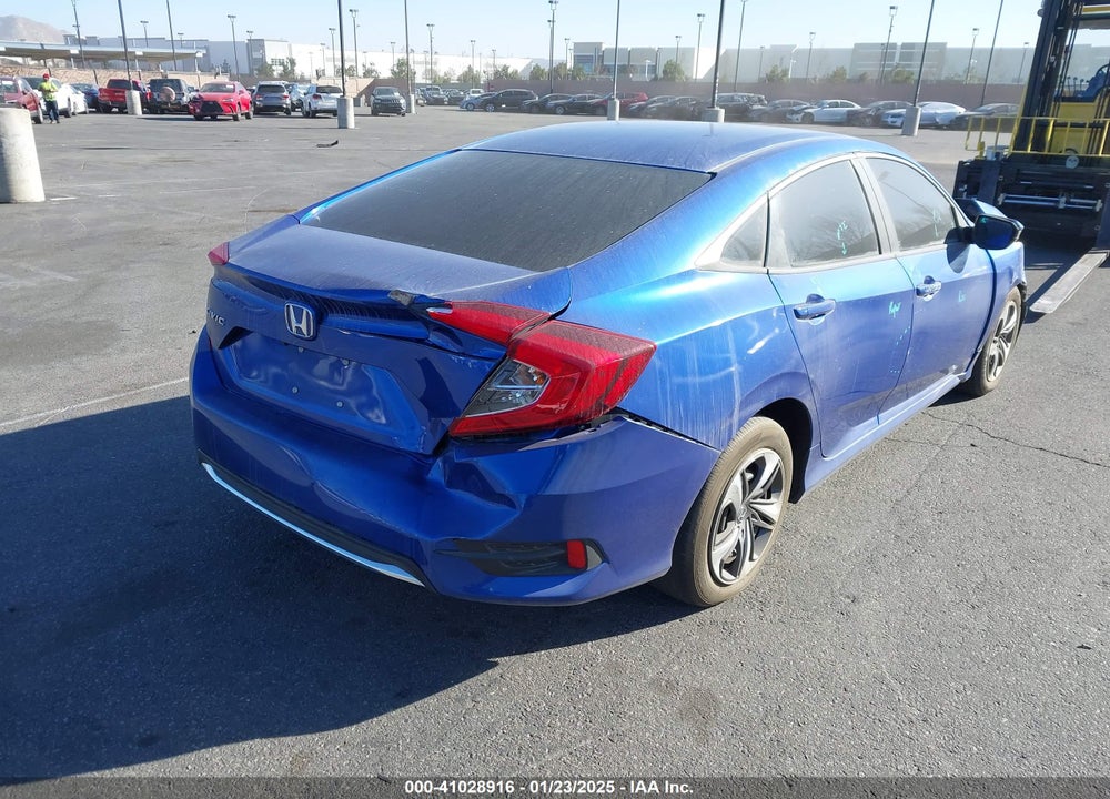 2019 HONDA CIVIC LX VIN: 19XFC2F66KE202361