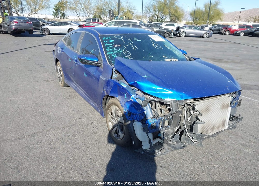 2019 HONDA CIVIC LX VIN: 19XFC2F66KE202361