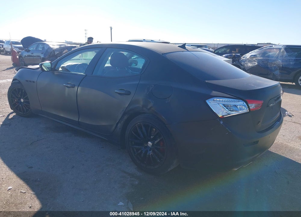 2017 MASERATI GHIBLI VIN: ZAM57RSS6H1217218