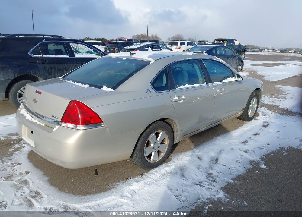 2008 CHEVROLET IMPALA LT VIN: 2G1WT58K689260739