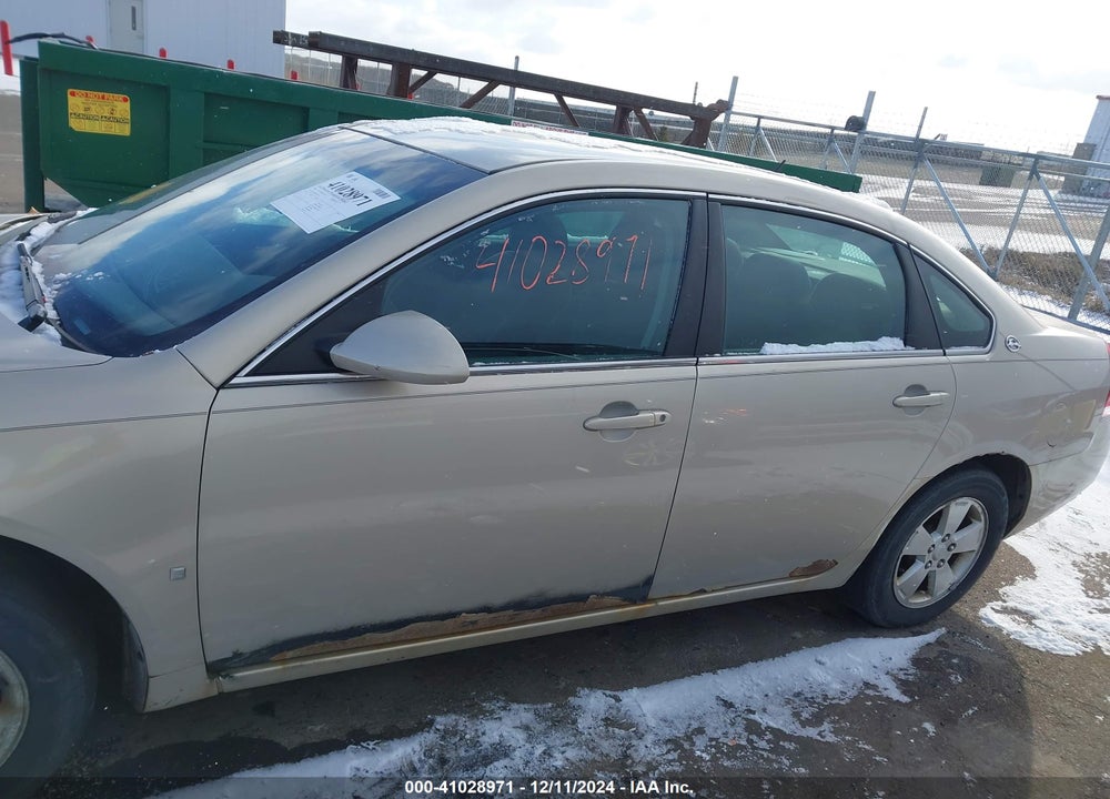 2008 CHEVROLET IMPALA LT VIN: 2G1WT58K689260739
