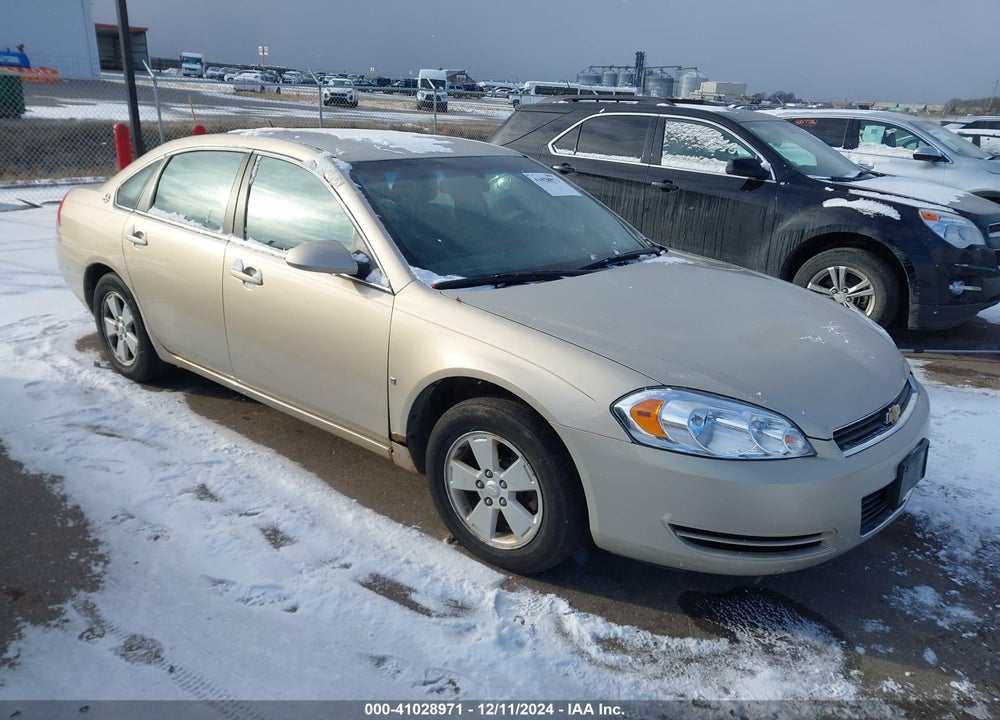 2008 CHEVROLET IMPALA LT VIN: 2G1WT58K689260739