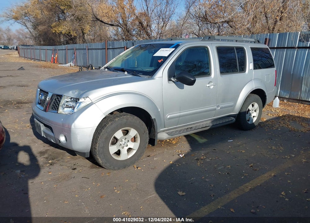 2006 NISSAN PATHFINDER S VIN: 5N1AR18W96C615870