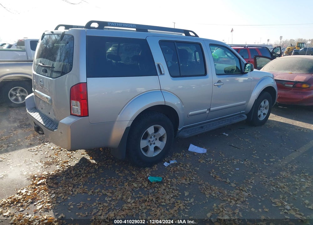 2006 NISSAN PATHFINDER S VIN: 5N1AR18W96C615870