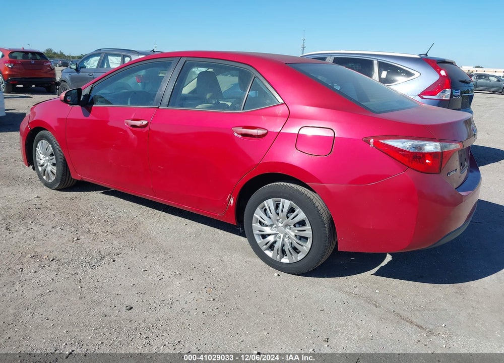 2014 TOYOTA COROLLA LE VIN: 2T1BURHE5EC034126