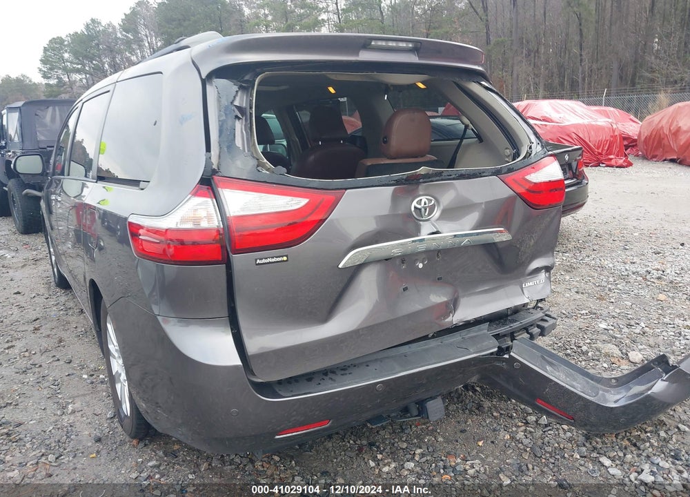 2015 TOYOTA SIENNA LIMITED PREMIUM 7 PASSENGER VIN: 5TDYK3DC4FS542159