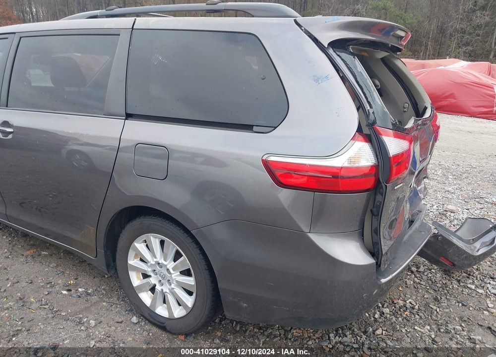 2015 TOYOTA SIENNA LIMITED PREMIUM 7 PASSENGER VIN: 5TDYK3DC4FS542159