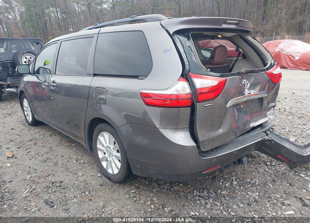 2015 TOYOTA SIENNA LIMITED PREMIUM 7 PASSENGER VIN: 5TDYK3DC4FS542159