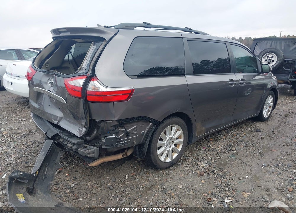 2015 TOYOTA SIENNA LIMITED PREMIUM 7 PASSENGER VIN: 5TDYK3DC4FS542159