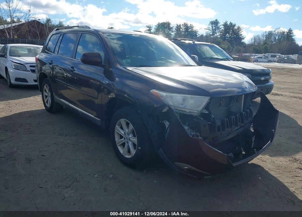 2011 TOYOTA HIGHLANDER SE VIN: 5TDBK3EHXBS041500