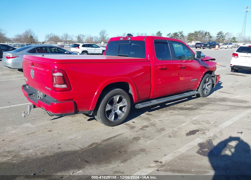 2019 RAM 1500 LAIE  4X4 6'4 BOX VIN: 1C6SRFDT6KN567333