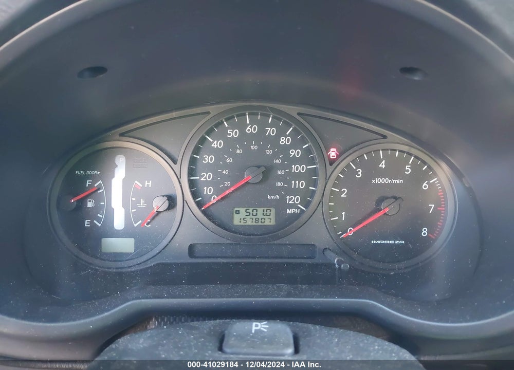 2007 SUBARU IMPREZA VIN: JF1GD61697H521504