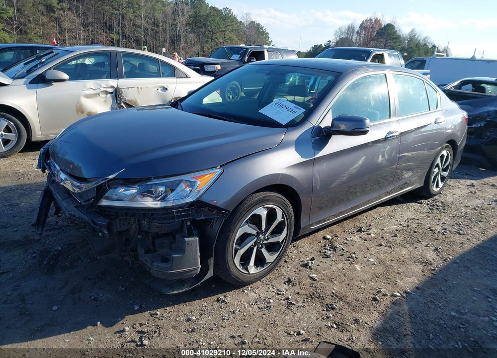2016 HONDA ACCORD EX-L VIN: 1HGCR2F87GA117883