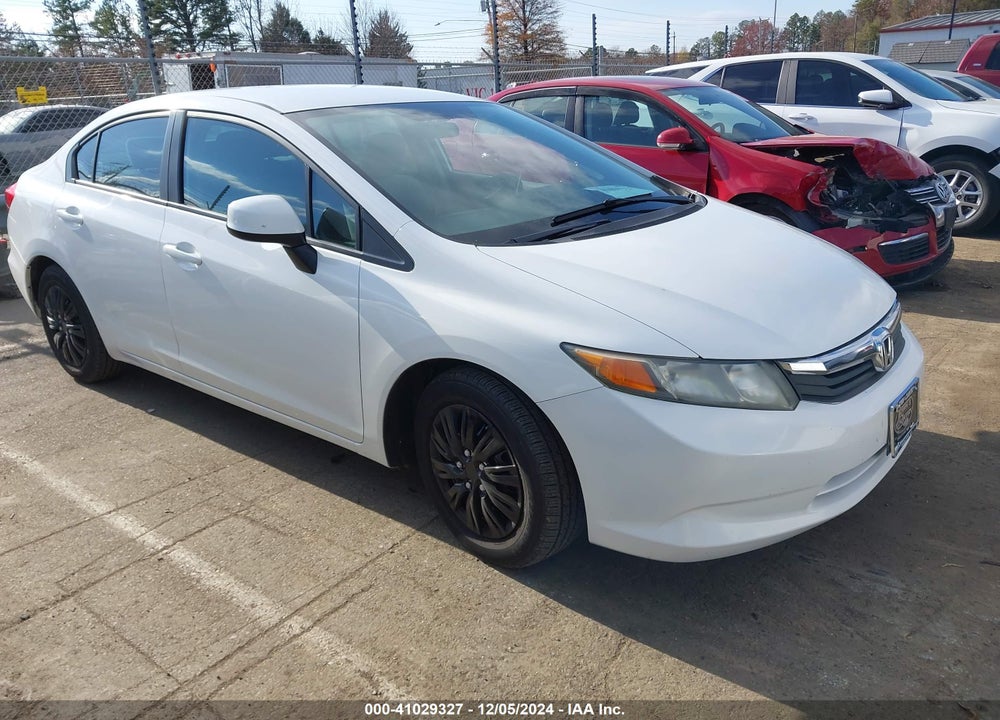 2012 HONDA CIVIC LX VIN: 2HGFB2F57CH328889