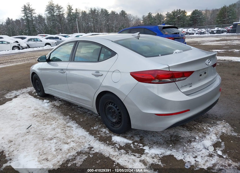 2017 HYUNDAI ELANTRA SE VIN: 5NPD74LF0HH211279