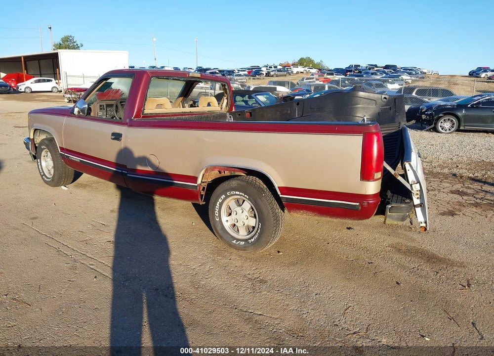 1993 CHEVROLET GMT-400 C1500 VIN: 1GCEC14KXPZ177644