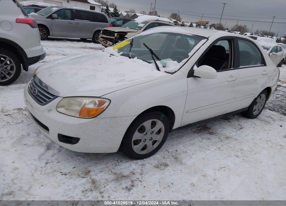 2008 KIA SPECTRA EX VIN: KNAFE121485504327