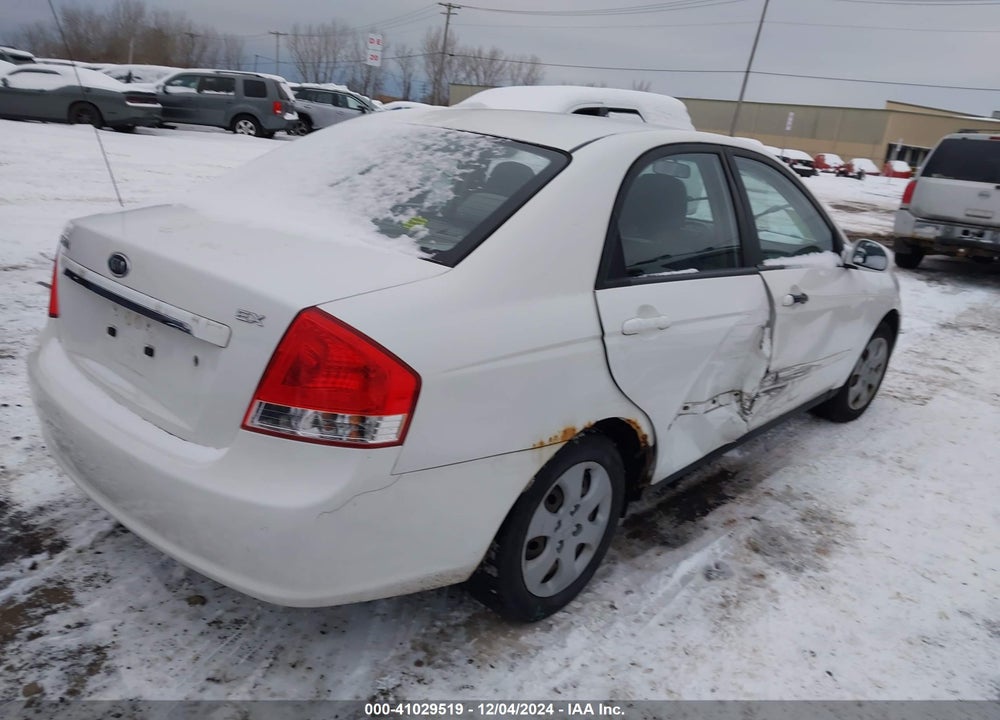 2008 KIA SPECTRA EX VIN: KNAFE121485504327