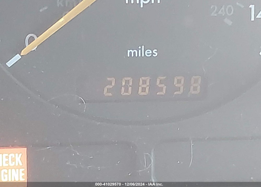 2001 MERCEDES-BENZ ML 430 VIN: 4JGAB72EX1A283983