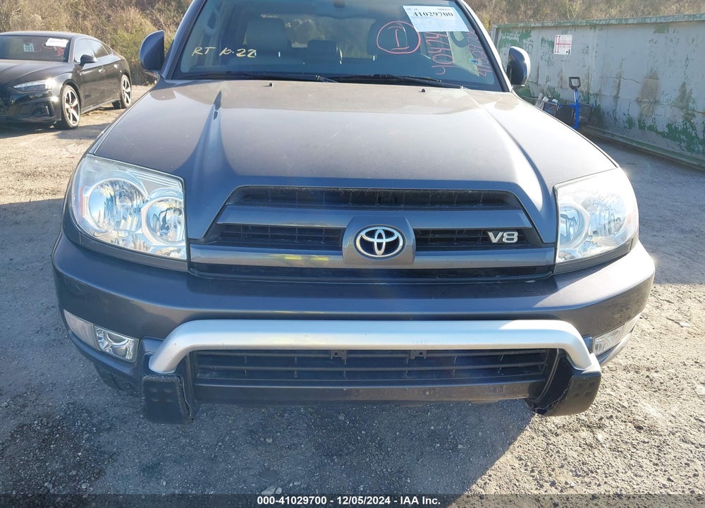 2005 TOYOTA 4RUNNER LIMITED V8 VIN: JTEBT17R950049436