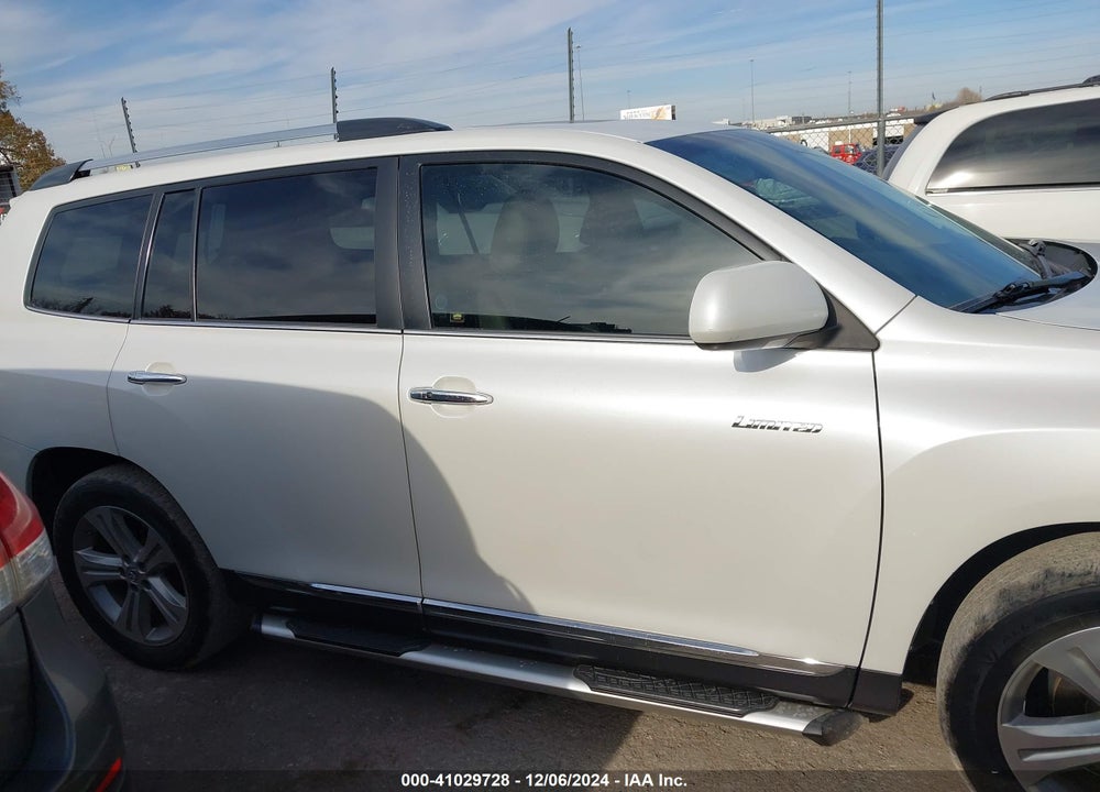 2013 TOYOTA HIGHLANDER LIMITED V6 VIN: 5TDDK3EH3DS214320