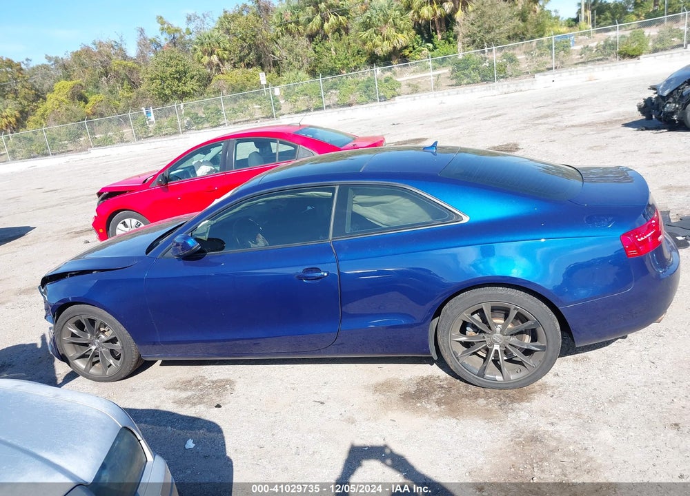 2013 AUDI A5 2.0T PREMIUM VIN: WAULFAFR6DA018040