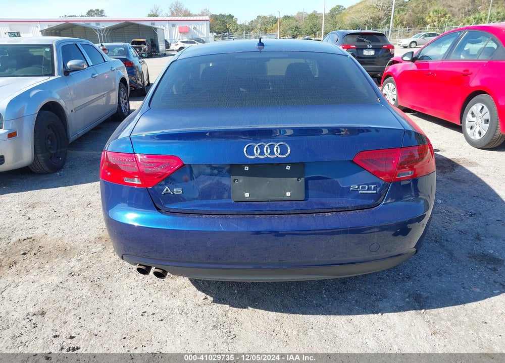 2013 AUDI A5 2.0T PREMIUM VIN: WAULFAFR6DA018040
