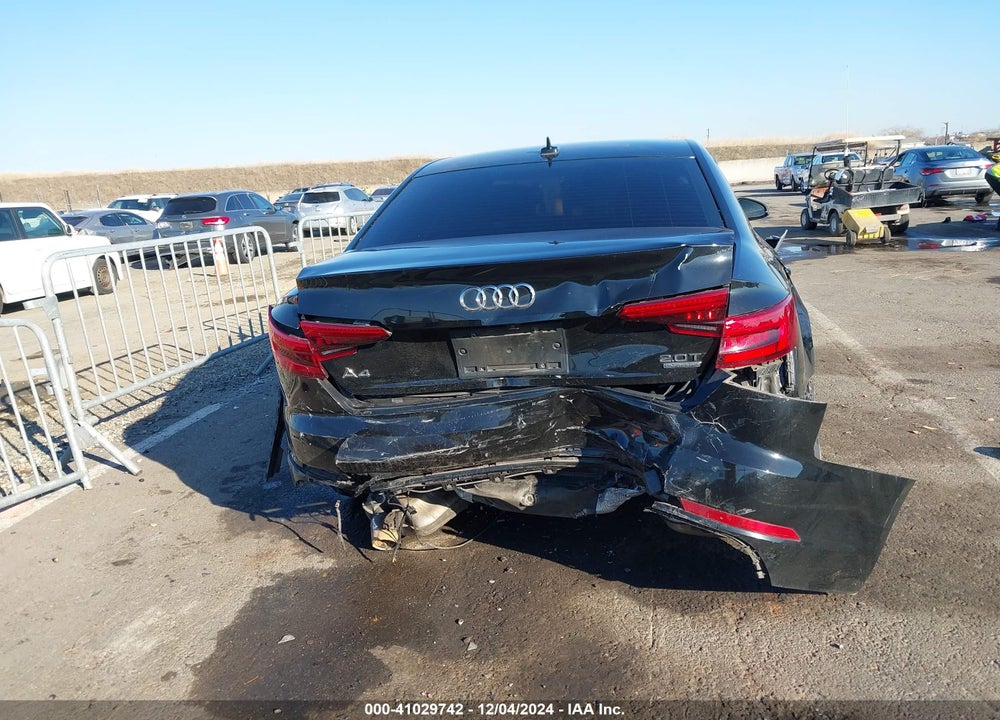 2017 AUDI A4 VIN: WAUDNAF45HN041612