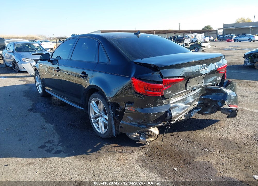 2017 AUDI A4 VIN: WAUDNAF45HN041612