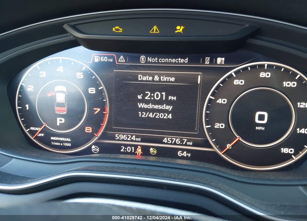 2017 AUDI A4 VIN: WAUDNAF45HN041612