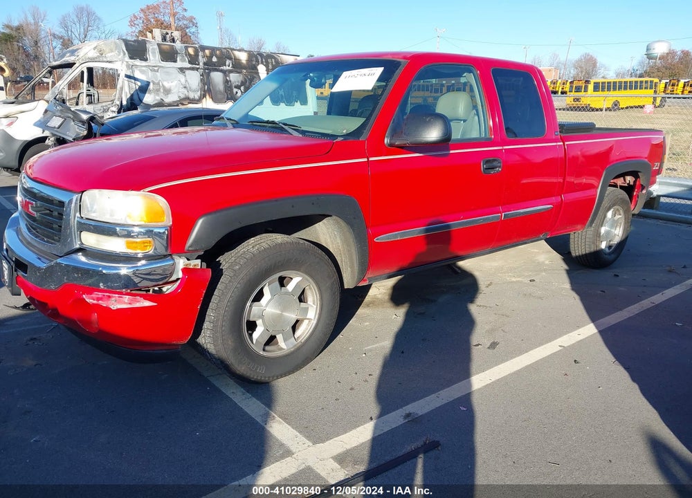 2005 GMC SIERRA 1500 SLE VIN: 2GTEK19BX51222213