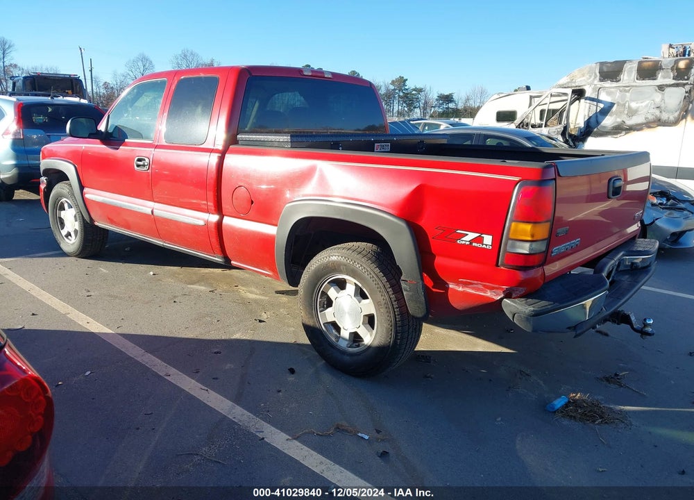 2005 GMC SIERRA 1500 SLE VIN: 2GTEK19BX51222213