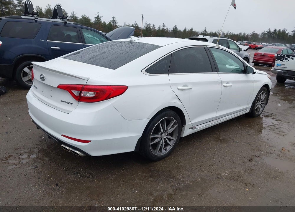 2017 HYUNDAI SONATA SPORT 2.0T VIN: 5NPE34AB0HH450346