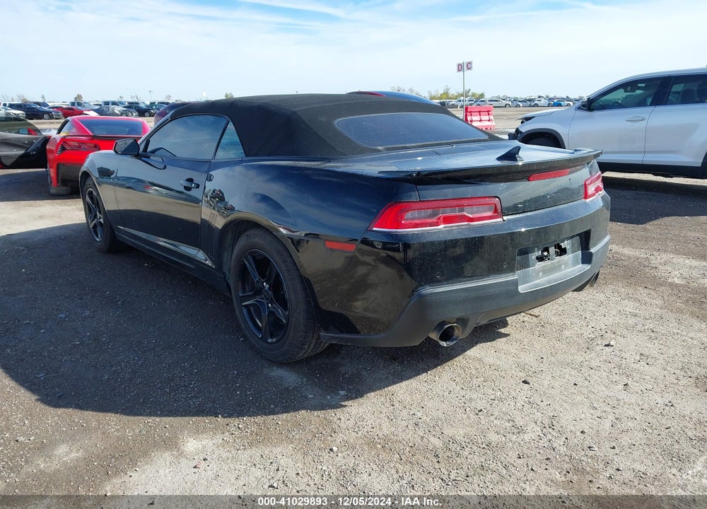 2015 CHEVROLET CAMARO 2LT VIN: 2G1FF3D31F9289525