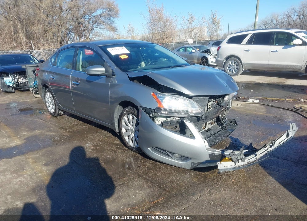 2013 NISSAN SENTRA SV VIN: 3N1AB7AP6DL620270