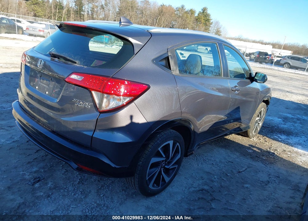 2019 HONDA HR-V SPORT VIN: 3CZRU6H14KG715321
