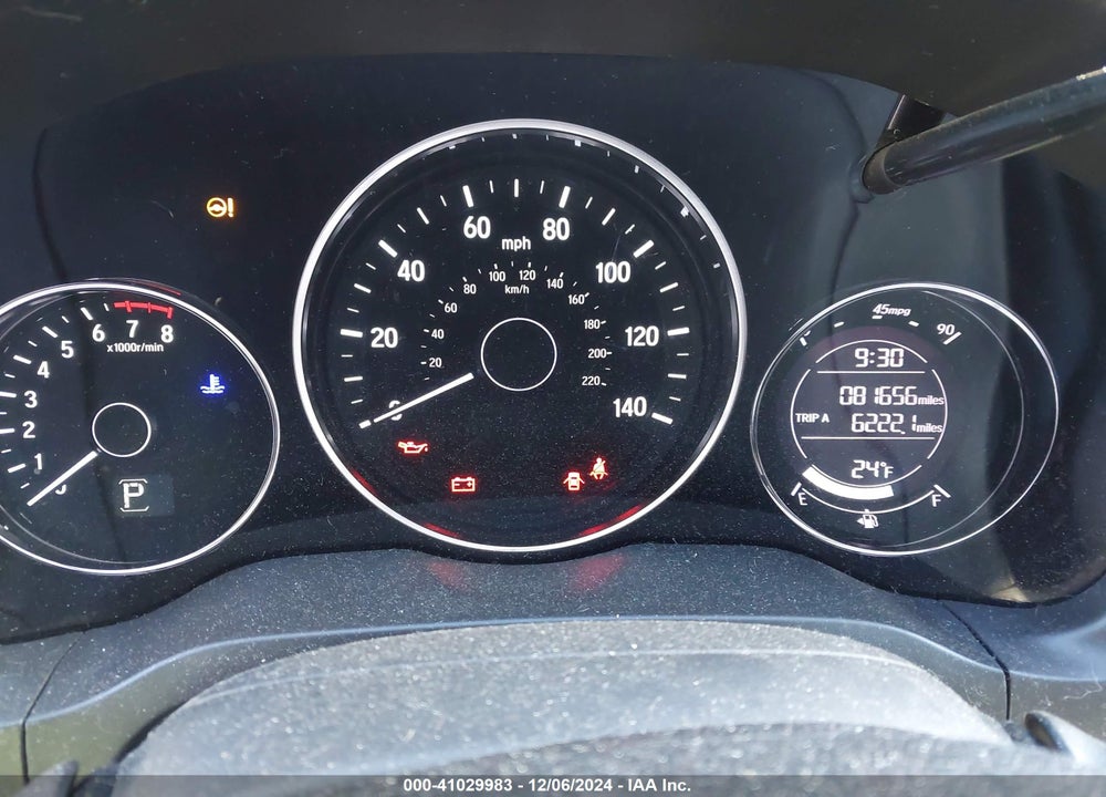2019 HONDA HR-V SPORT VIN: 3CZRU6H14KG715321