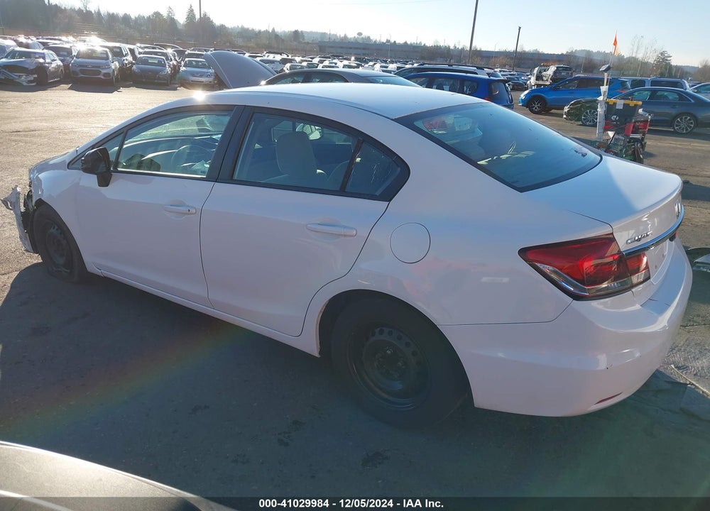2013 HONDA CIVIC LX VIN: 19XFB2F58DE257603