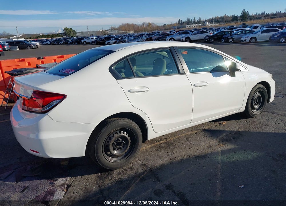 2013 HONDA CIVIC LX VIN: 19XFB2F58DE257603